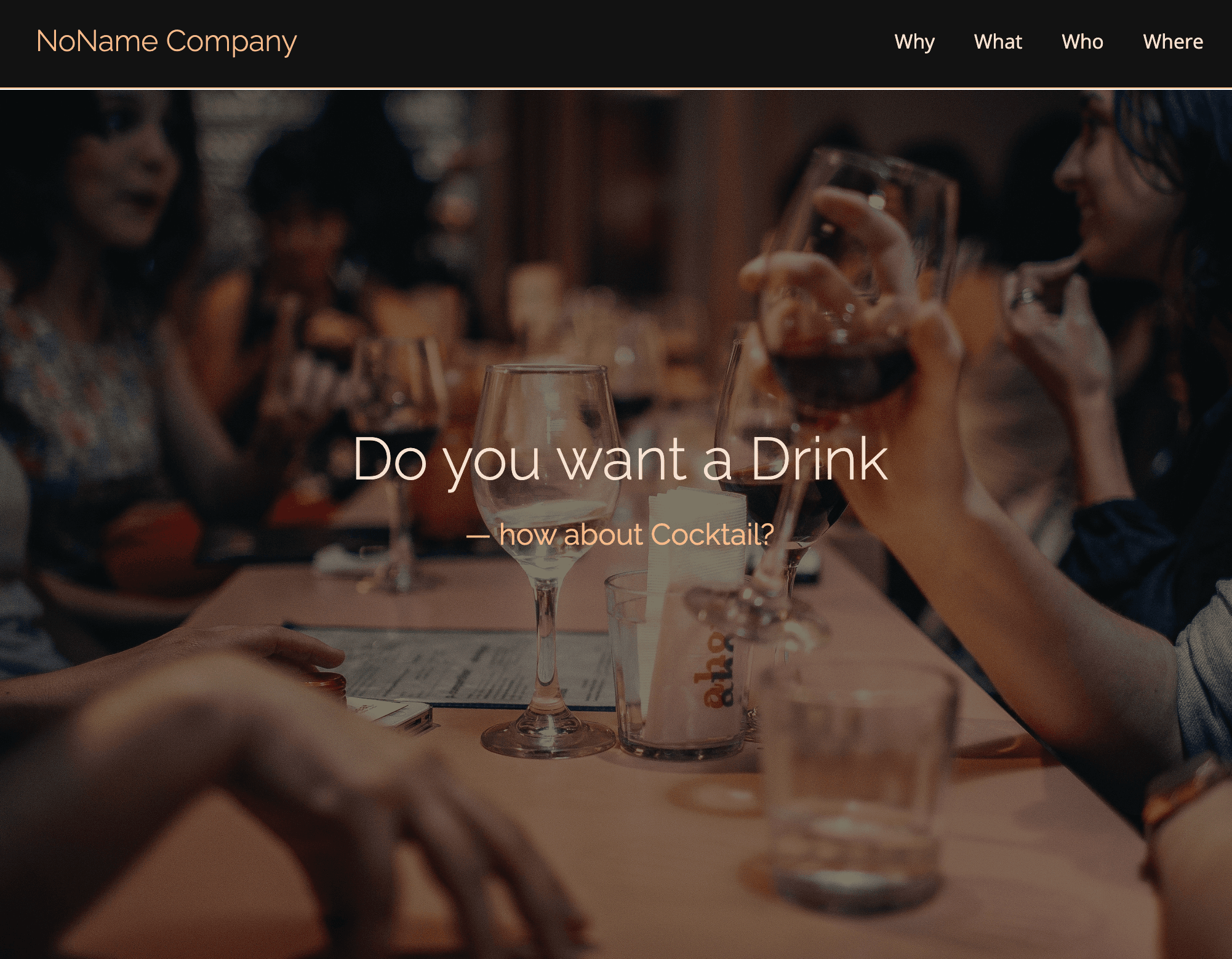 Cocktail Website